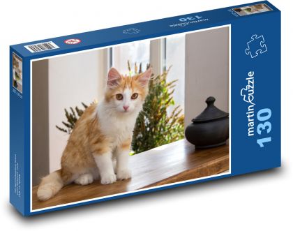 Rostige Katze - Puzzle - 130 Teile