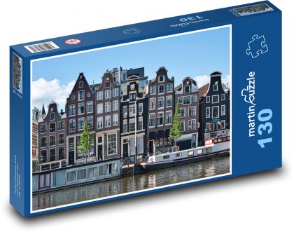 Holandsko - Amsterodam - Puzzle 130 dílků, rozměr 28,7x20 cm