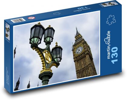Londýn, Big Ben - Puzzle 130 dílků, rozměr 28,7x20 cm