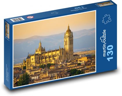 Hiszpania - Segowia - Puzzle 130 elementów, rozmiar 28,7x20 cm