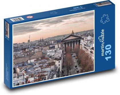 Francie - Paříž - Puzzle 130 dílků, rozměr 28,7x20 cm