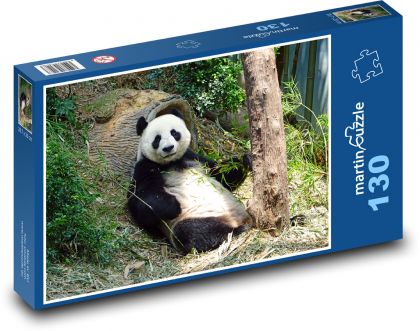 Medvídek - Panda  - Puzzle 130 dílků, rozměr 28,7x20 cm