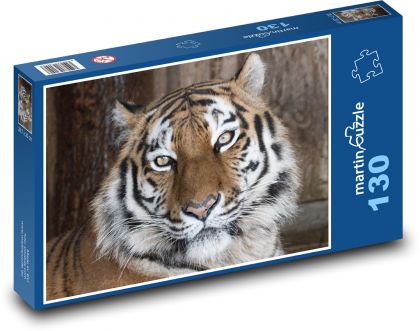 Tygr, zvíře - Puzzle 130 dílků, rozměr 28,7x20 cm