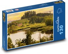 Bavorsko - Allgäu Puzzle 130 - 28,7x20 cm