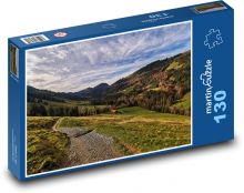Berge, Straße Puzzle 130 Teile - 28,7x20 cm