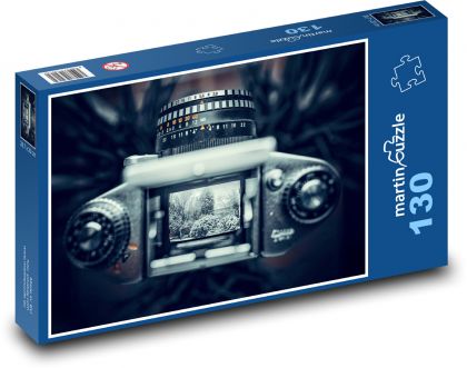 Kamera - Sucher, Winter - Puzzle - 130 Teile