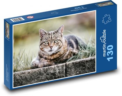 Katze - getigert, Tier - Puzzle - 130 Teile