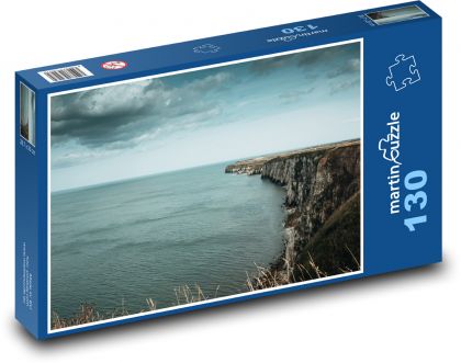Cliff - ocean, coast - Puzzle 130 pieces, size 28.7x20 cm 