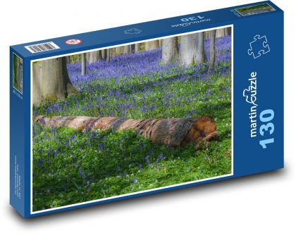 Les - kvety, stromy - Puzzle 130 dielikov, rozmer 28,7x20 cm 