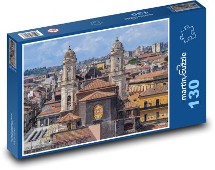 Veže - budovy, strechy - Puzzle 130 dielikov, rozmer 28,7x20 cm 