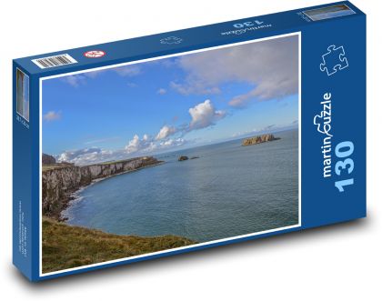 Wybrzeże - ocean, klif - Puzzle 130 elementów, rozmiar 28,7x20 cm