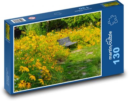 Květiny - příroda, léto - puzzle 130 dílků