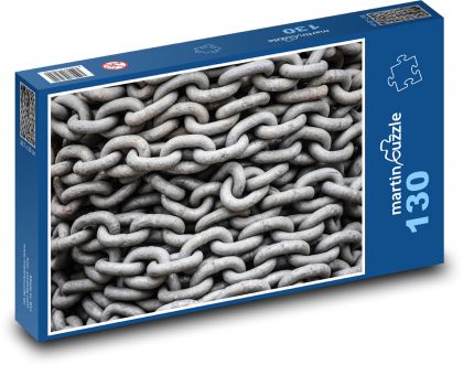 Řetěz - železo, kov - puzzle 130 dílků