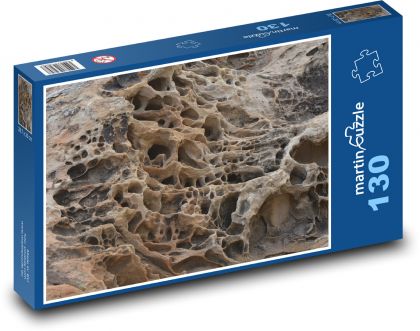 Volcano - rock, rock - Puzzle 130 pieces, size 28.7x20 cm 