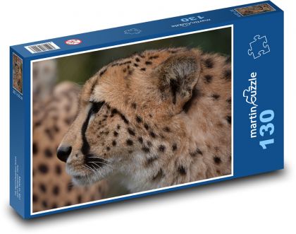 Gepard - šelma, zviera - Puzzle 130 dielikov, rozmer 28,7x20 cm 