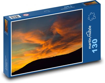 Sunset - sky - Puzzle 130 pieces, size 28.7x20 cm 