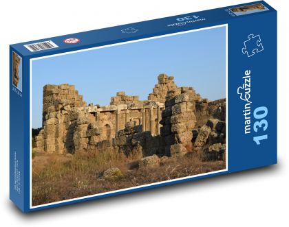 Turecko, mestské zrúcaniny - Puzzle 130 dielikov, rozmer 28,7x20 cm 
