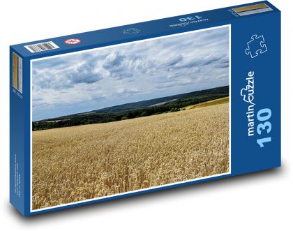 Grain - fields, agriculture - Puzzle 130 pieces, size 28.7x20 cm 
