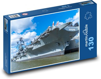 Przewoźnik - USA - Puzzle 130 elementów, rozmiar 28,7x20 cm