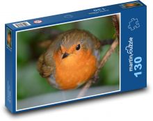 Robin - Natur, Vogel Puzzle 130 Teile - 28,7x20 cm