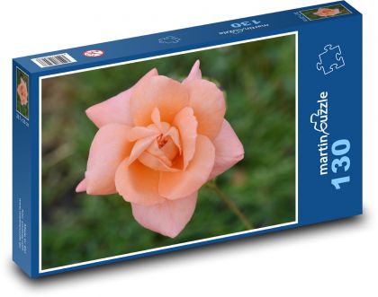 Kwiat róży - Puzzle 130 elementów, rozmiar 28,7x20 cm