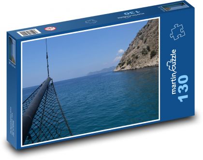 View from the boat - Puzzle 130 pieces, size 28.7x20 cm 