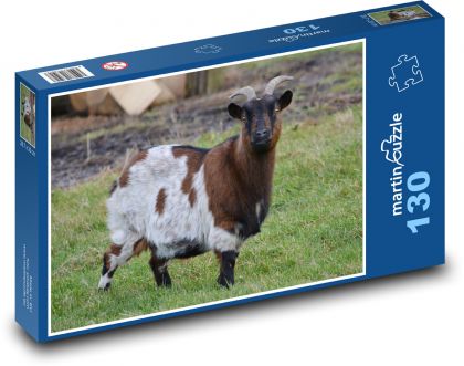 Ziege - Tier, Wiese - Puzzle - 130 Teile