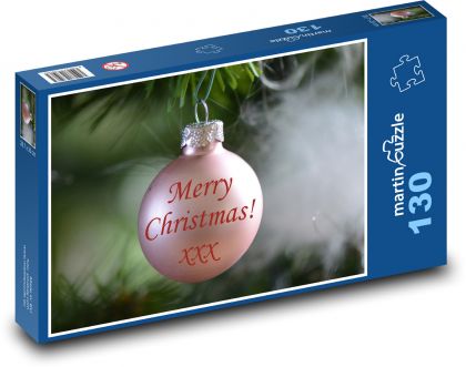 Dekorationen - Bälle, Weihnachten - Puzzle - 130 Teile