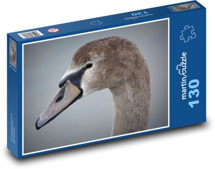 Swan - bird, animal - Puzzle 130 pieces, size 28.7x20 cm 