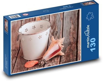 Mušle - moře - léto - Puzzle 130 dílků, rozměr 28,7x20 cm