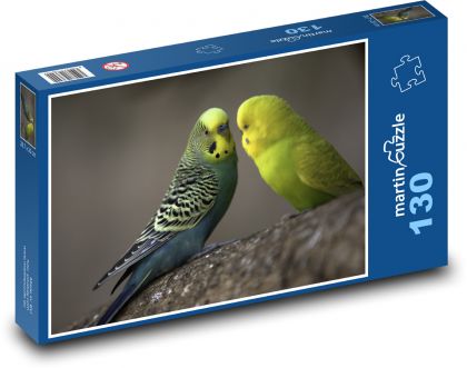 Wellensittich - Vögel, Tiere - Puzzle - 130 Teile