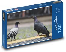 Holubi - ptáci Puzzle 130 - 28,7x20 cm