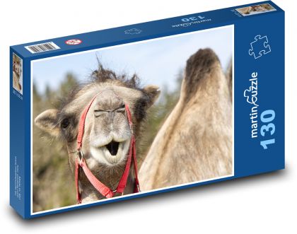 Camel in Africa - Puzzle 130 pieces, size 28.7x20 cm 