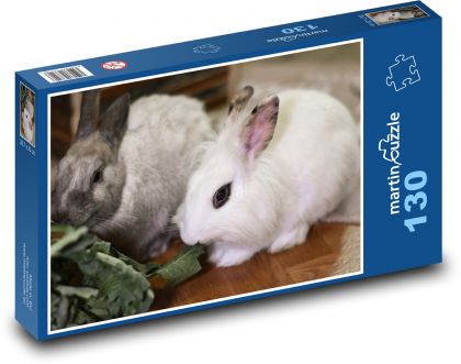 Zakrslý králík  - puzzle 130 dílků