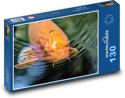 Koi - Japanese fish - Puzzle 130 pieces, size 28.7x20 cm 