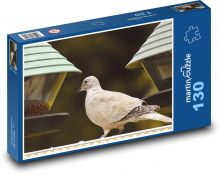 Holubice - pták, zvíře Puzzle 130 dílků - 28,7 x 20 cm