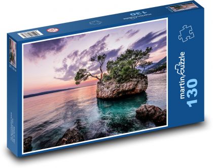Moře, ostrov, nebe - puzzle 130 dílků