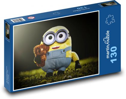 Mimoň - pluszowa zabawka, postać - Puzzle 130 elementów, rozmiar 28,7x20 cm