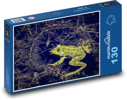 Žába na rybníku - puzzle 130 dílků