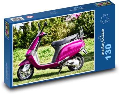 Rosa Roller - Piaggio Sfera - Puzzle - 130 Teile