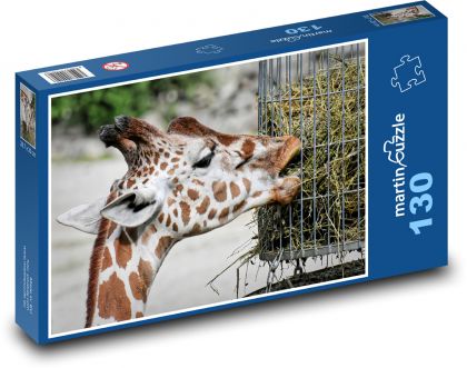 Žirafa - divoké zvíře, příroda - Puzzle 130 dílků, rozměr 28,7x20 cm