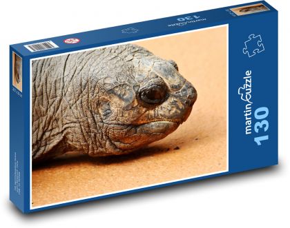 Obří želva - zvíře, plaz - Puzzle 130 dílků, rozměr 28,7x20 cm