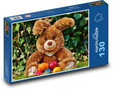 Easter bunny - colorful eggs Puzzle 130 pieces - 28.7 x 20 cm 