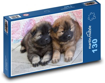 Welpen - Hunde, Haustiere - Puzzle - 130 Teile