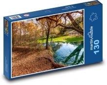 Příroda - stromy, park Puzzle 130 - 28,7x20 cm