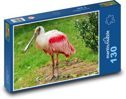 Warzęcha - ptak wodny, zoo - Puzzle 130 elementów, rozmiar 28,7x20 cm
