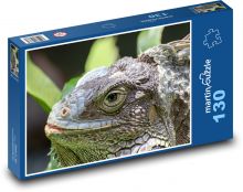 Leguán - ještěrka, plaz Puzzle 130 dílků - 28,7 x 20 cm