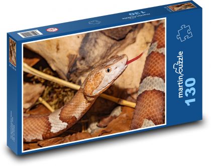 Snake - animal, reptile - Puzzle 130 pieces, size 28.7x20 cm 