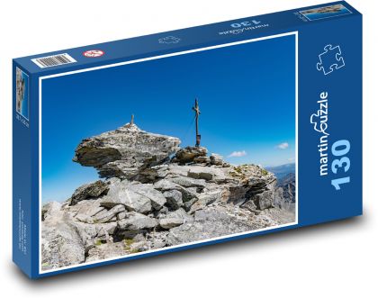 Karyntia - Salzburg, góry - Puzzle 130 elementów, rozmiar 28,7x20 cm