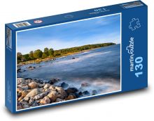 Pobřeží - vlny, moře Puzzle 130 dílků - 28,7 x 20 cm